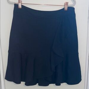 White House Black Market Black Ruffle Skirt | 6